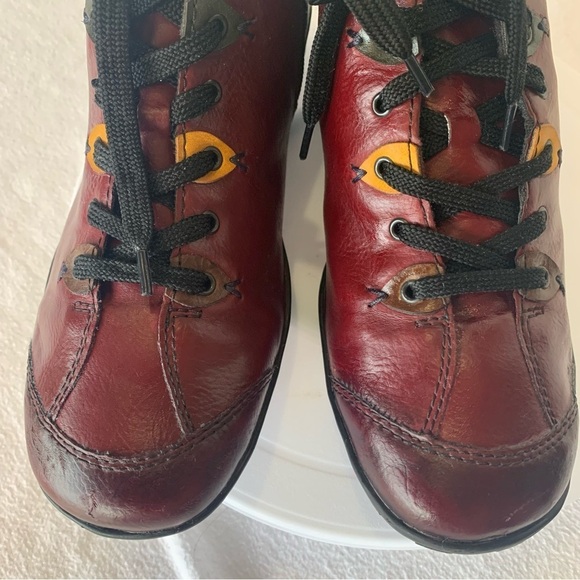 Rieker Boots Ankle Bootie Short Ankle Boots Shoeties Red Multi Colour Size 41 /9 - Picture 8 of 13